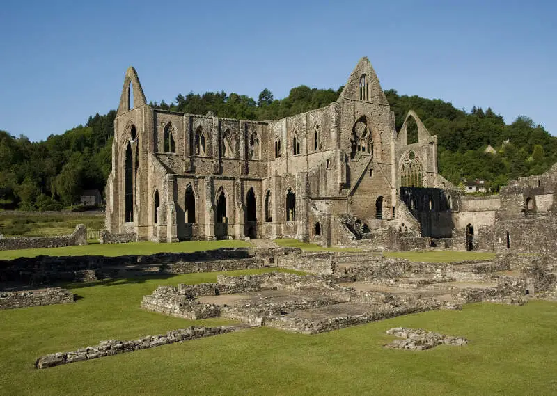 Tintern Abbey And Courtyard