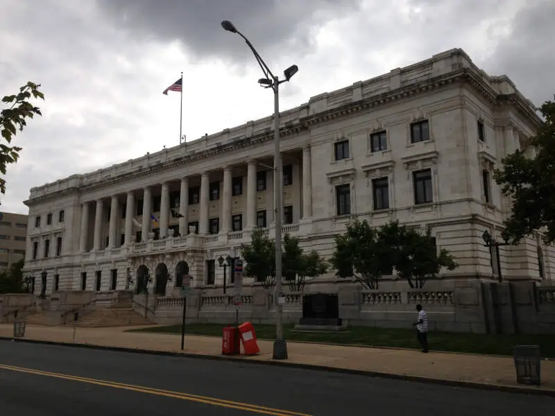 View Of Trenton City Hall In Trentonc New Jersey From The Northwest