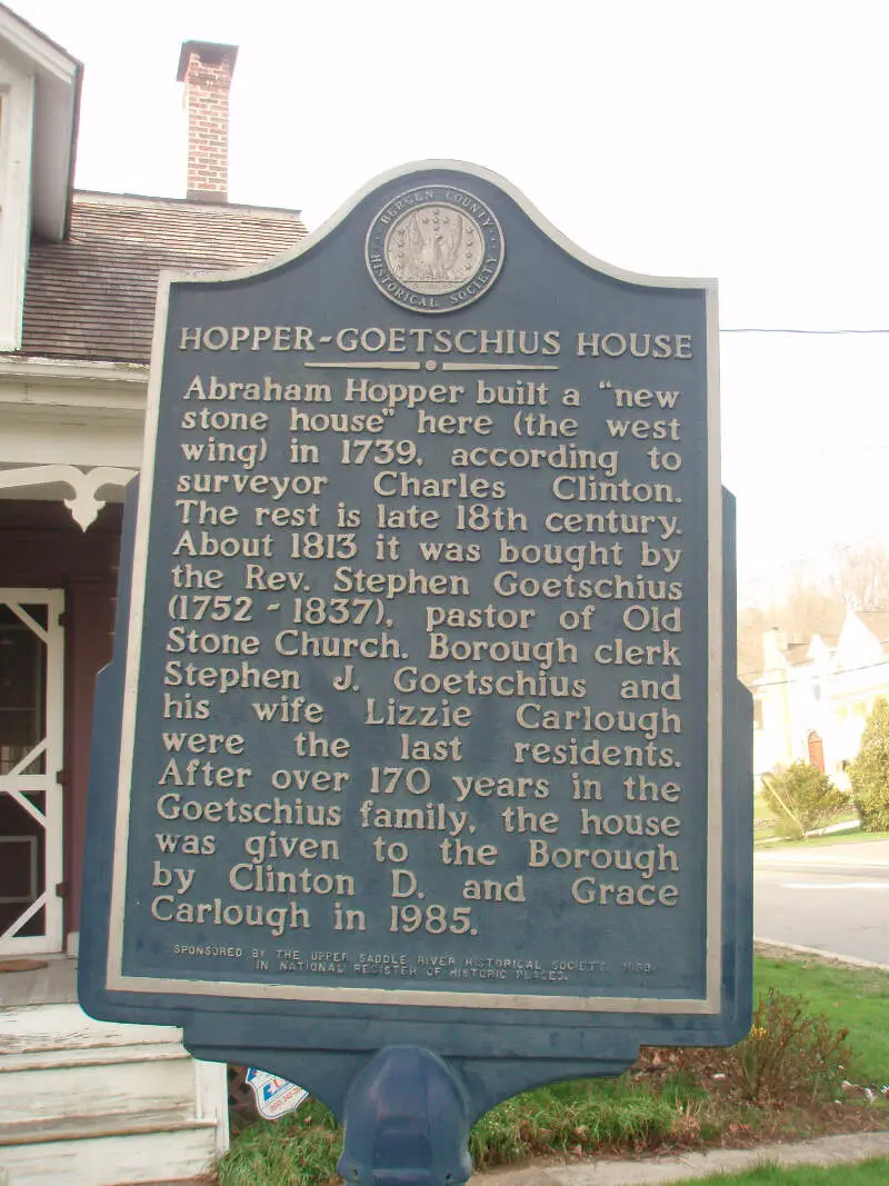 Hopper Goetschius House Marker