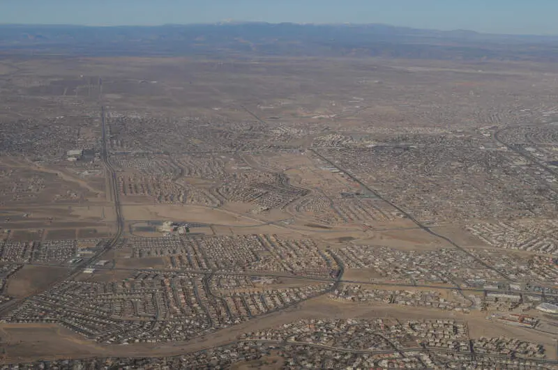 Albuquerque  Aerial  Black Arroyo Dam And Vicinity