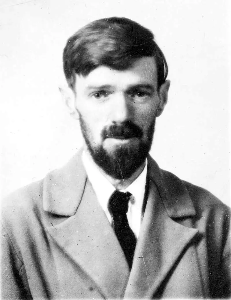 D H Lawrence Passport Photograph