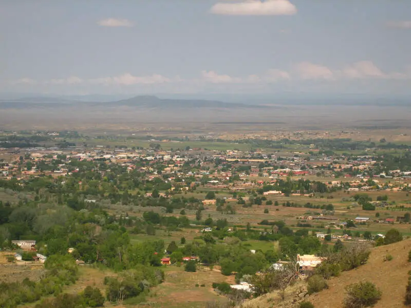 View Of Taosc Nm From Mountain Trail Picture