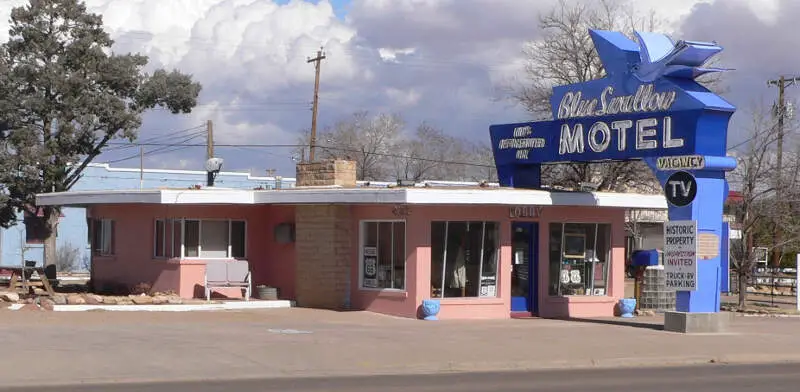 Blue Swallow Motel From Sw