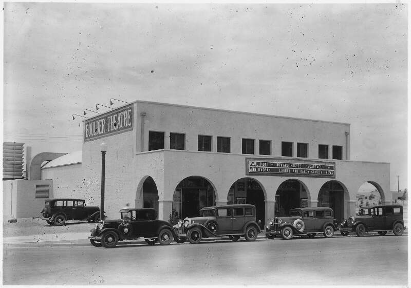 Moving Picture Theater Operated Under Permit At Boulder Cityc Nevada