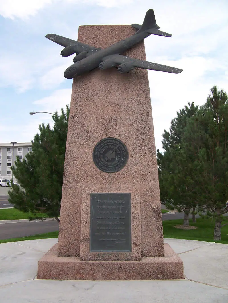 Usaaf Monument In West Wendoverc Nevada