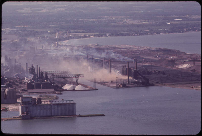 Bethlehem Steel Plant On The Lake Erie Waterfront South Of Buffalo  Nara