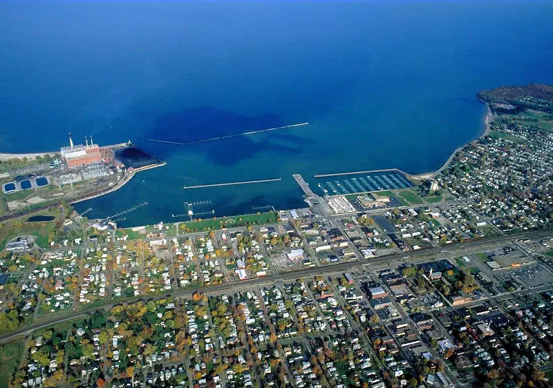 Dunkirk New York Aerial View