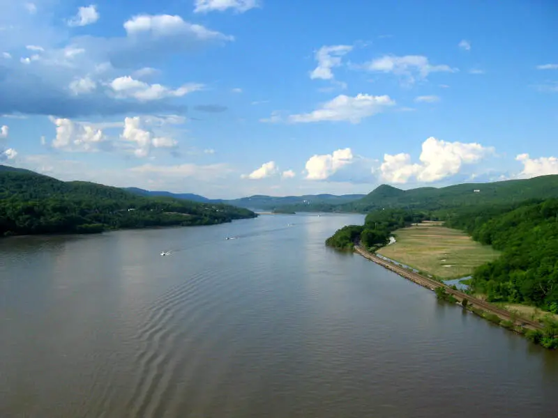 Hudson River From Bear Mountain Bridge