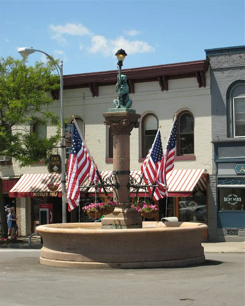 Bear Fountain In Geneseo