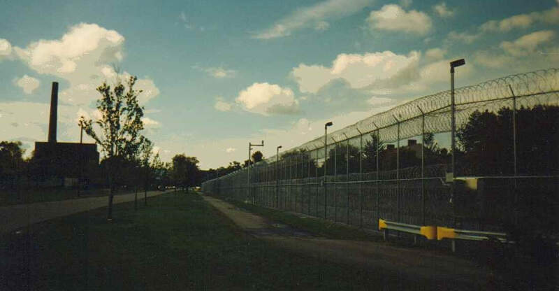 Partial View Of Gowanda Correctional Facility With Power Plant In Background At Leftc September