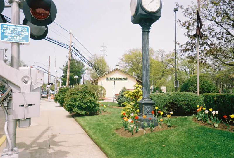 Malverne Station From Hempstead Avenue Crossing