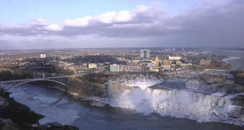 Niagara Fallsc New York From Skylon Tower