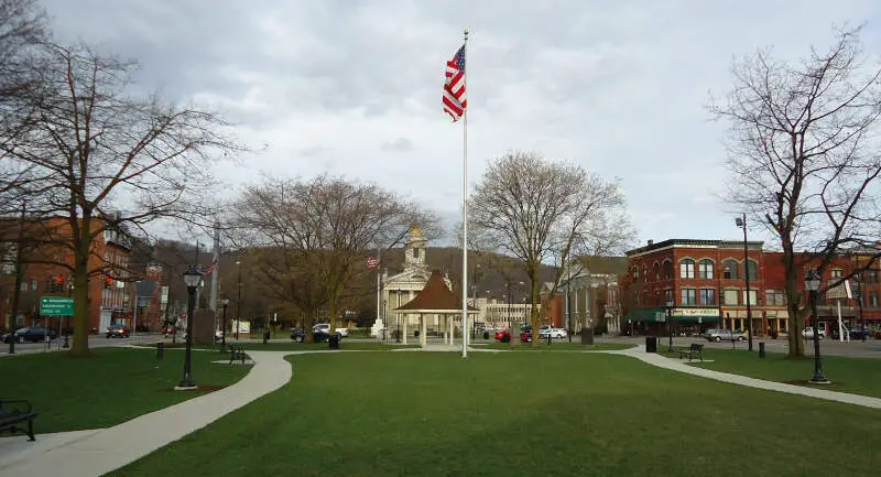 City Of Norwich In New York State Downtown Green