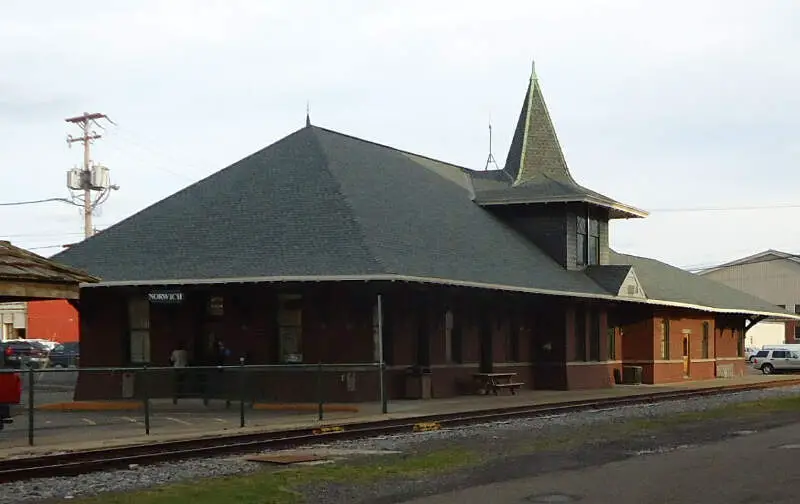 City Of Norwich In New York State  Train Station