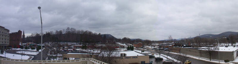 Market St Oneonta New York Usa Panorama