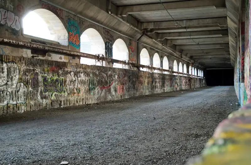 Broad Street Aqueduct In Rochesterc Ny