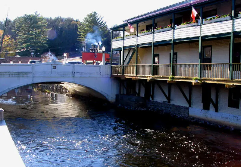 Saranac Lake  Saranac River Bridge