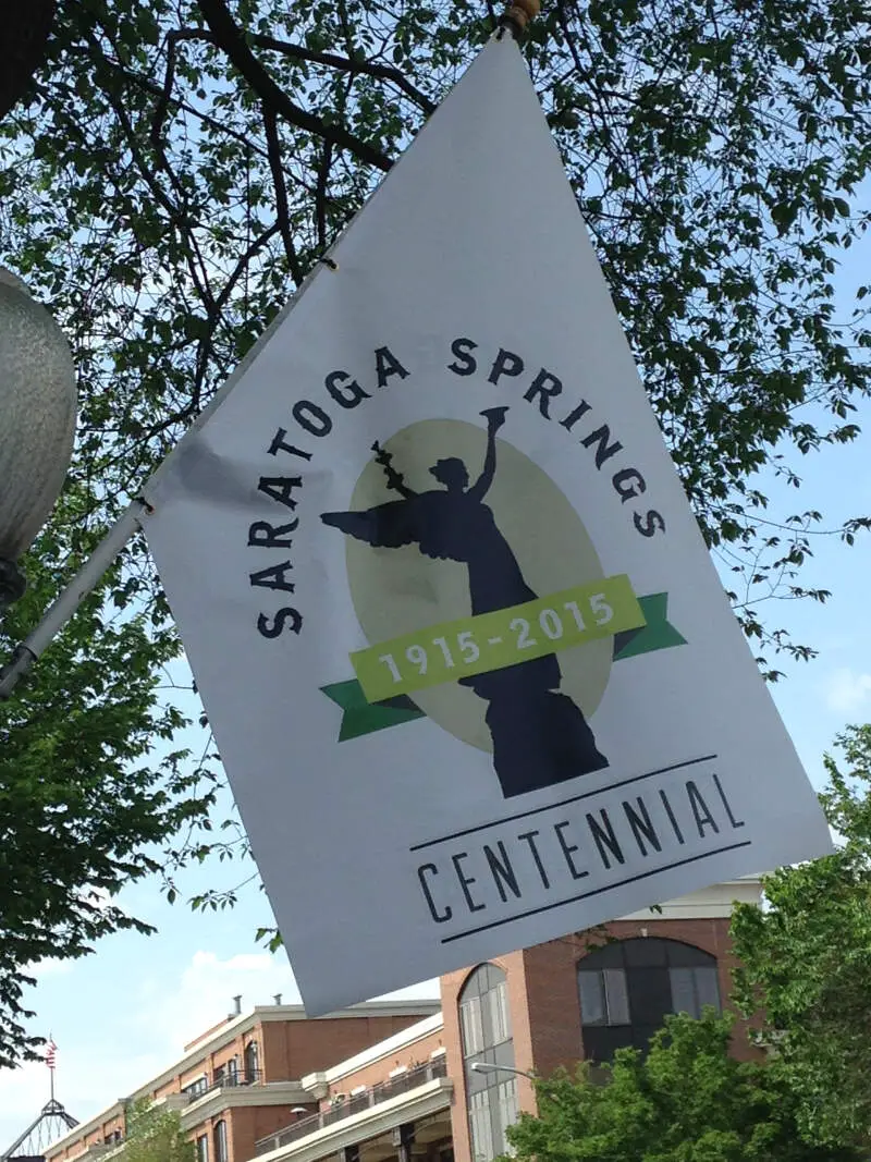 Saratoga Springs Centennial Banner