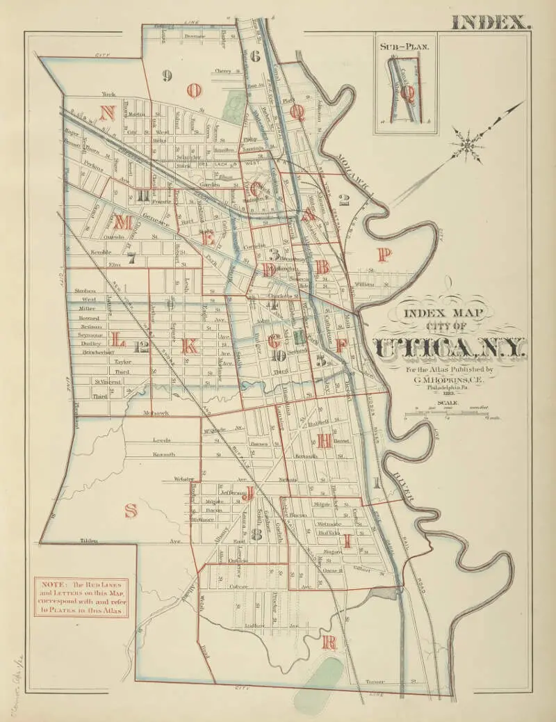 Utica Index Map