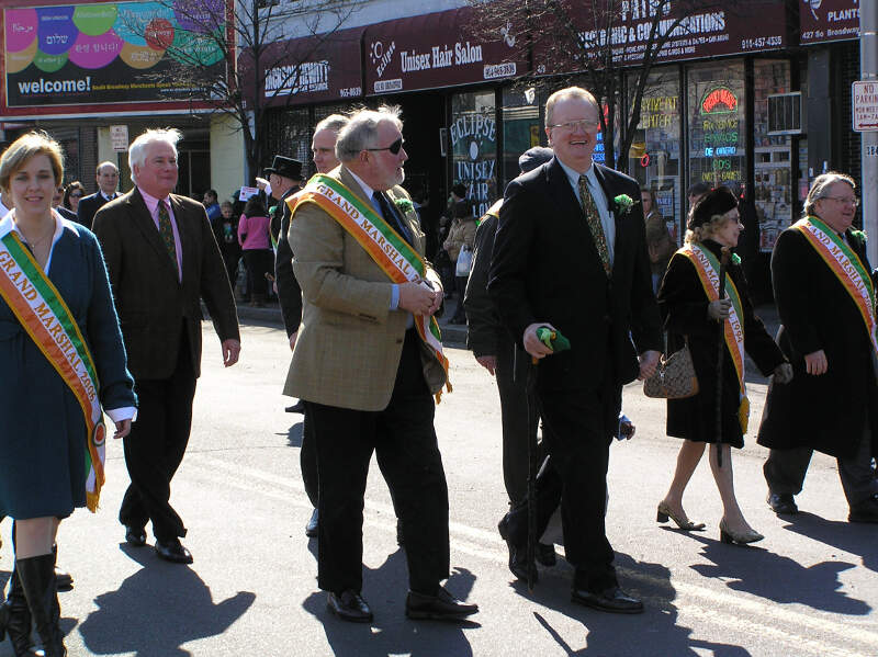Grand Marshals At Yonkers Parade