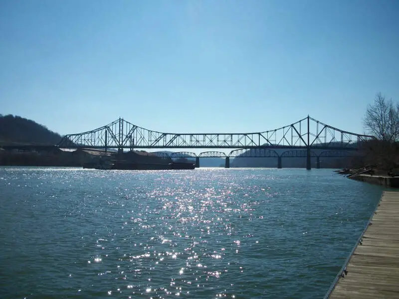 Bellaire Ohio River Picture