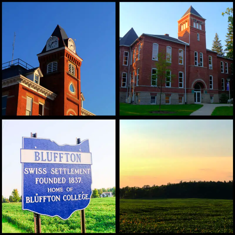 A Collage Of Blufftonc Ohio