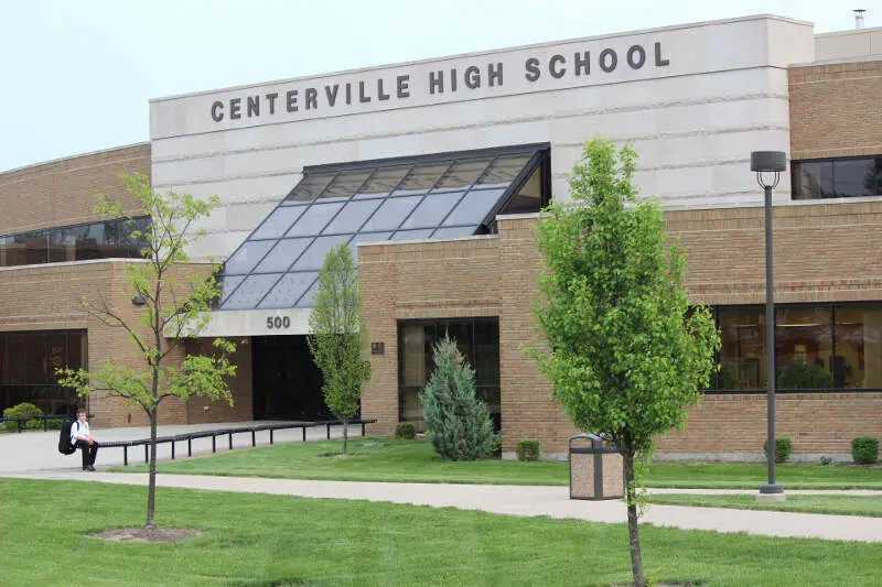 Centerville High School Main Entrance May