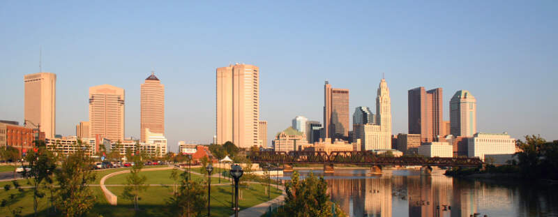 Columbus Ohio Skyline Panorama