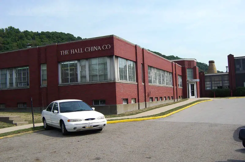 The Hall China Company Visitor Entrance