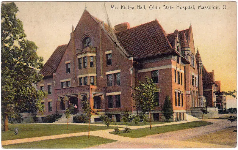 Mckinley Hallc Ohio State Hospitalc Massillonc Ohio Postcard