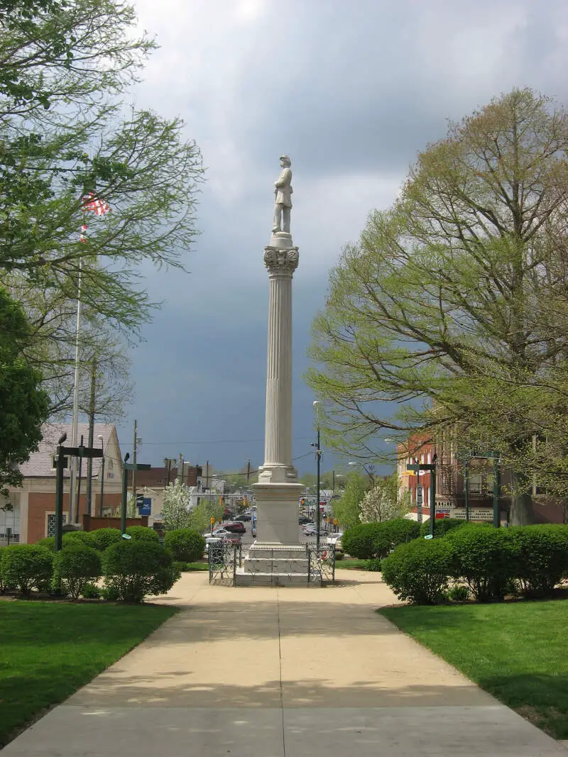 Monument In Mount Vernon Square