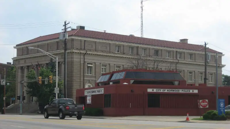 Norwood Municipal Building In Color