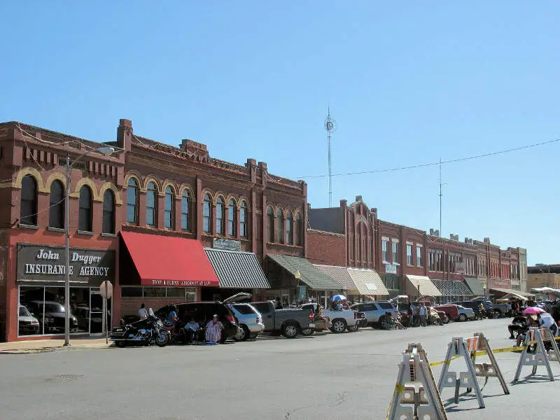 Downtown Anadarkoc Oklahoma