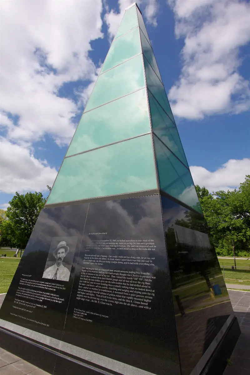 Monument In Black Gold Parkc Glenpool Ok