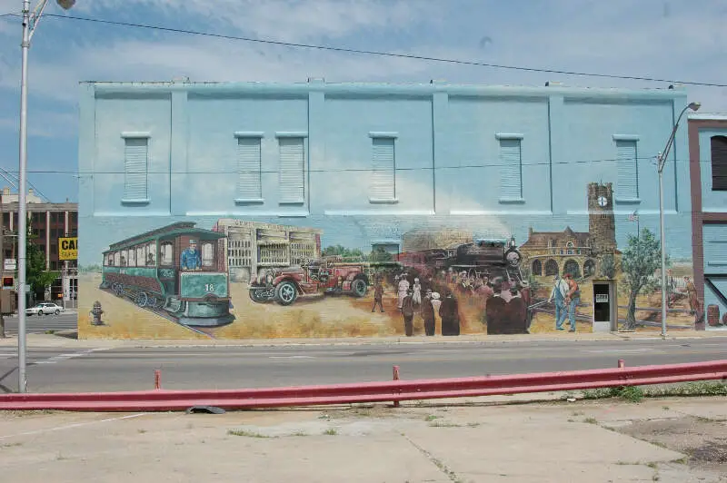 Mural In Nowata Oklahoma