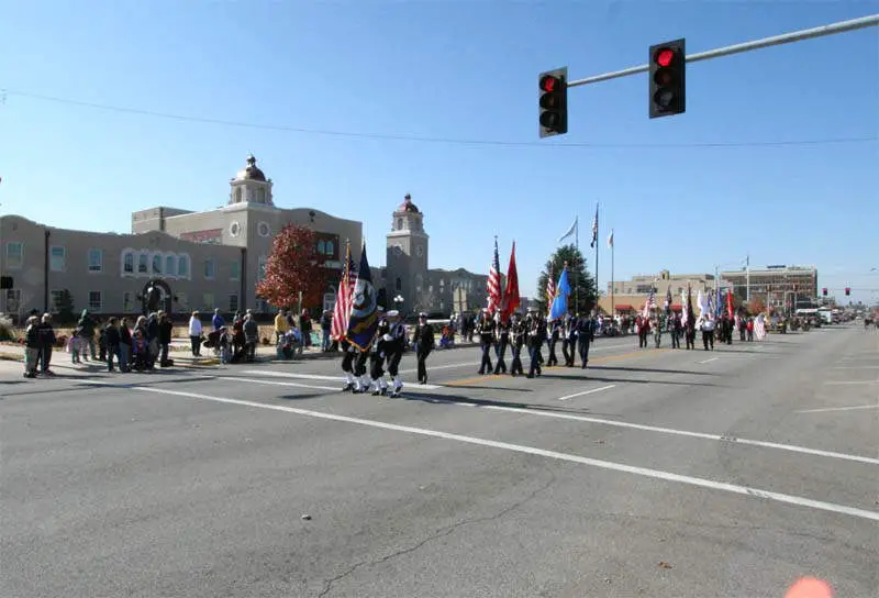 Veterans Day Paradec Ponca Cityc Oklahoma
