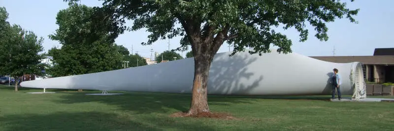 Weatherford Oklahoma Wind Turbine Blade Dfaff O