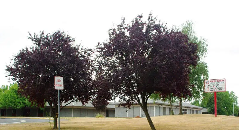 South Albany High School Sign Oregon