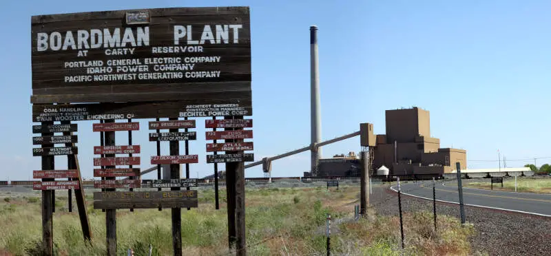 Boardman Oregon Coal Plant Pano