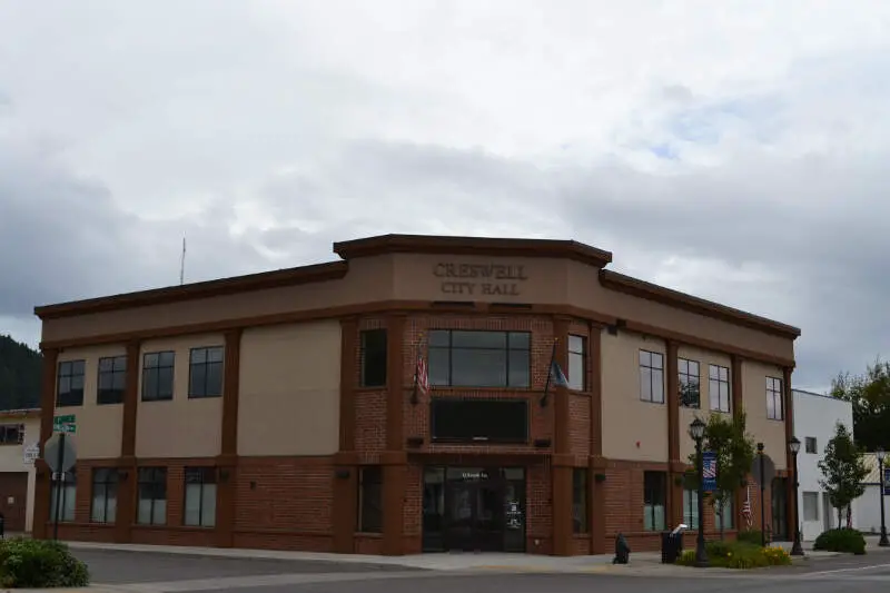 Creswell City Hall Creswellc Oregon