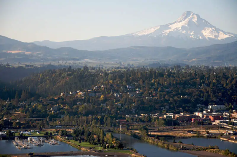 Hood River Or  Aerial