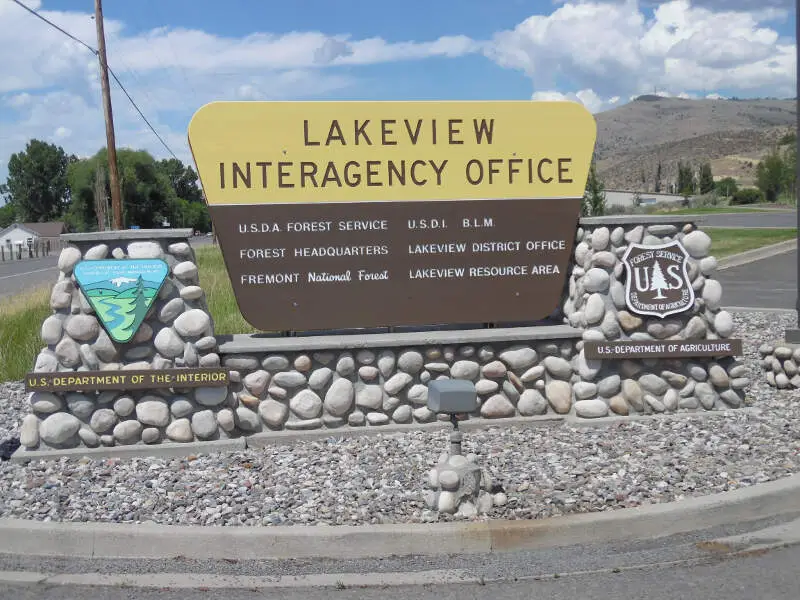 Lakeview Interagency Office Signc Lakeviewc Oregon