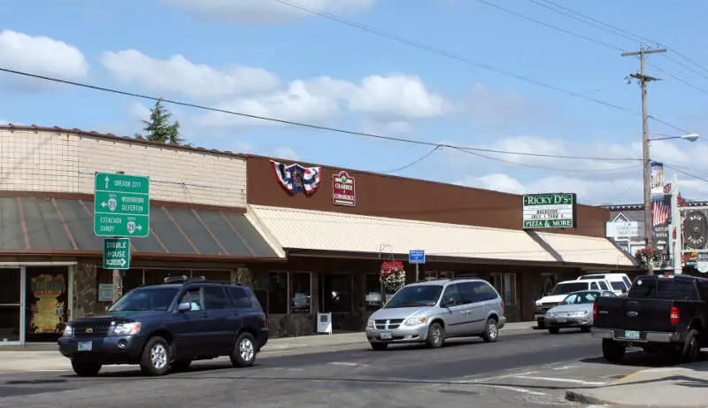 Main Street In Molalla Oregon