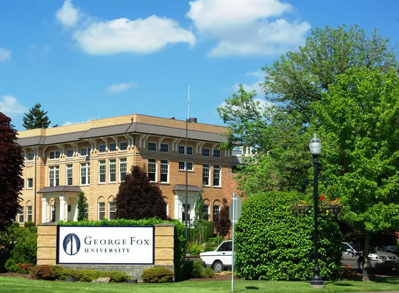 George Fox University Entrance Sign