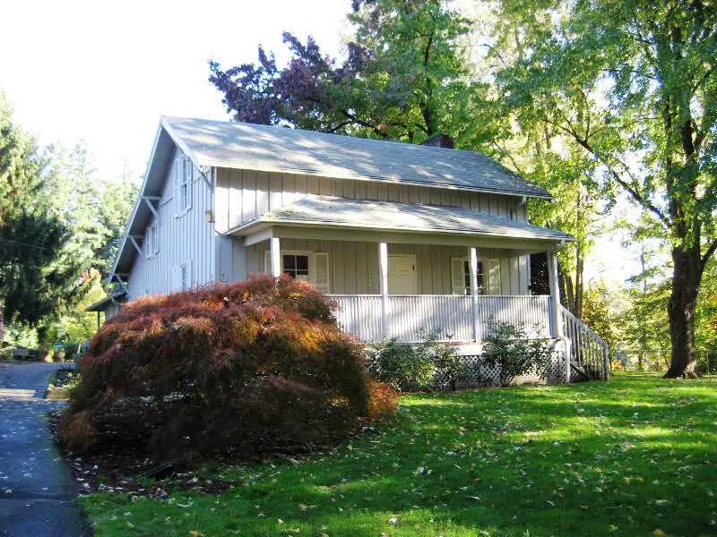 Tauchman House Wilsonville Entrance