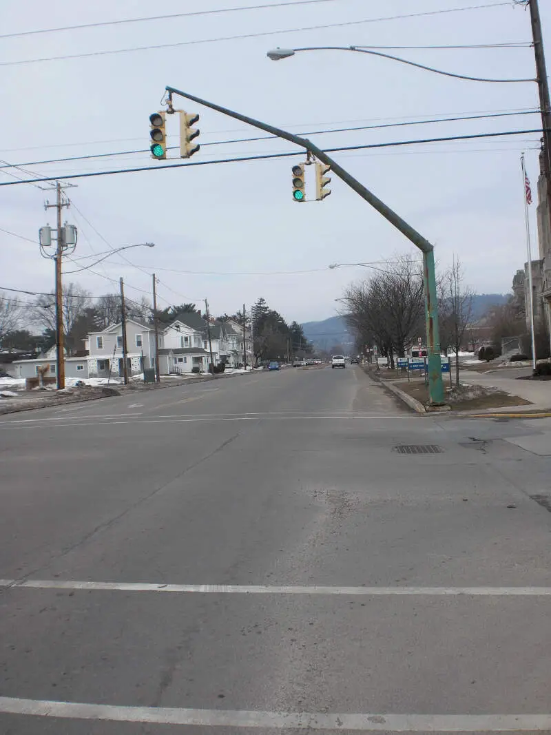 Market Street In Berwickc Pennsylvania