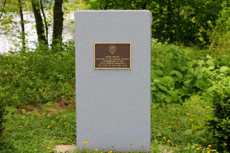 Monument To Native Americans In Bloomsburg