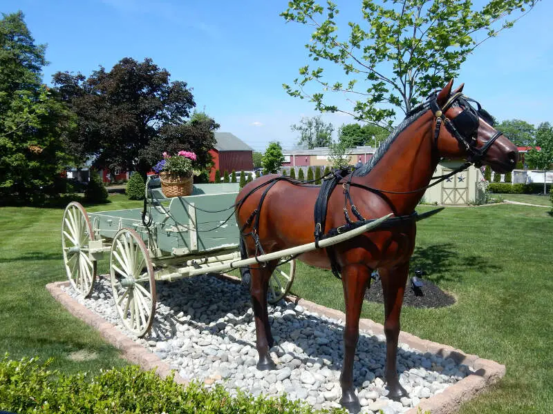 Statue At Former Dublin Post Officec Bucksco Pa