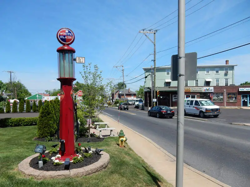 Historic Gas Pumpc Main Stc Dublin Pa