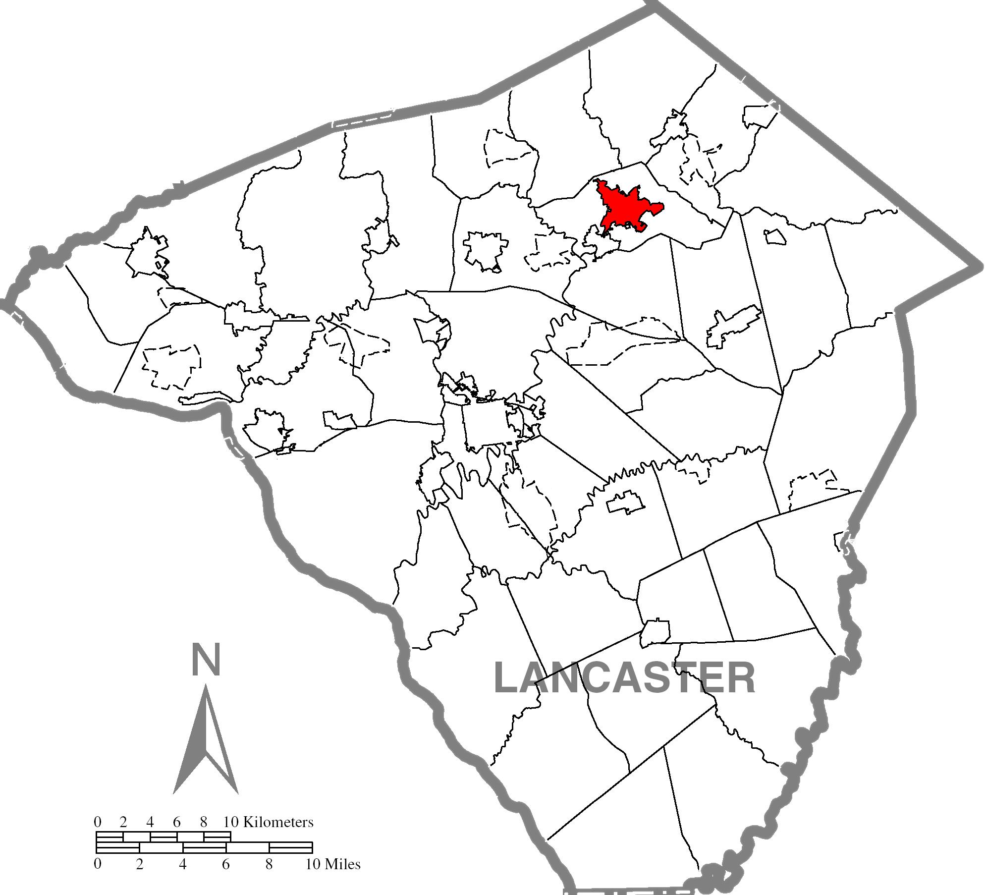 Ephratac Lancaster County Highlighted